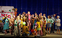 On stage Opera Holland Park, Pagliacci (Photo Alex Brenner)