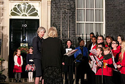 Downing Street with Prime Minister