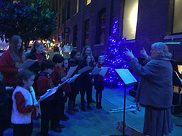 Evening Christmas recital at Devonshire Square