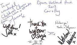 Thank you from Opera Holland Park