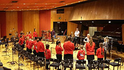 Recording 'Anthem For A Hero' at the Angel Studios, Islington