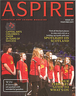 Aspire Magazine Front Cover